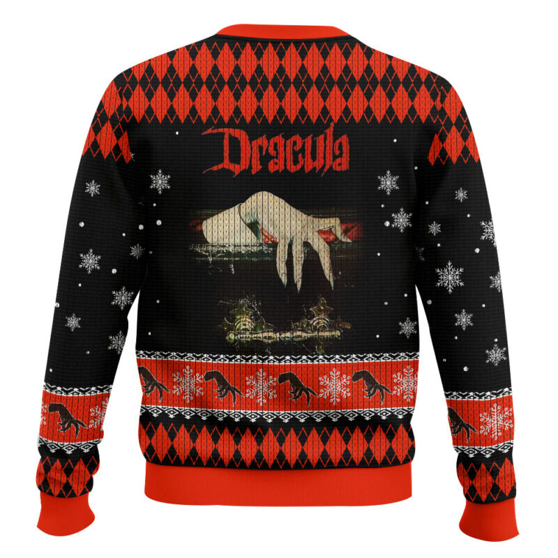 Hooktab Dracula Ugly Christmas Sweater Hooktab Dracula Ugly Christmas Sweater