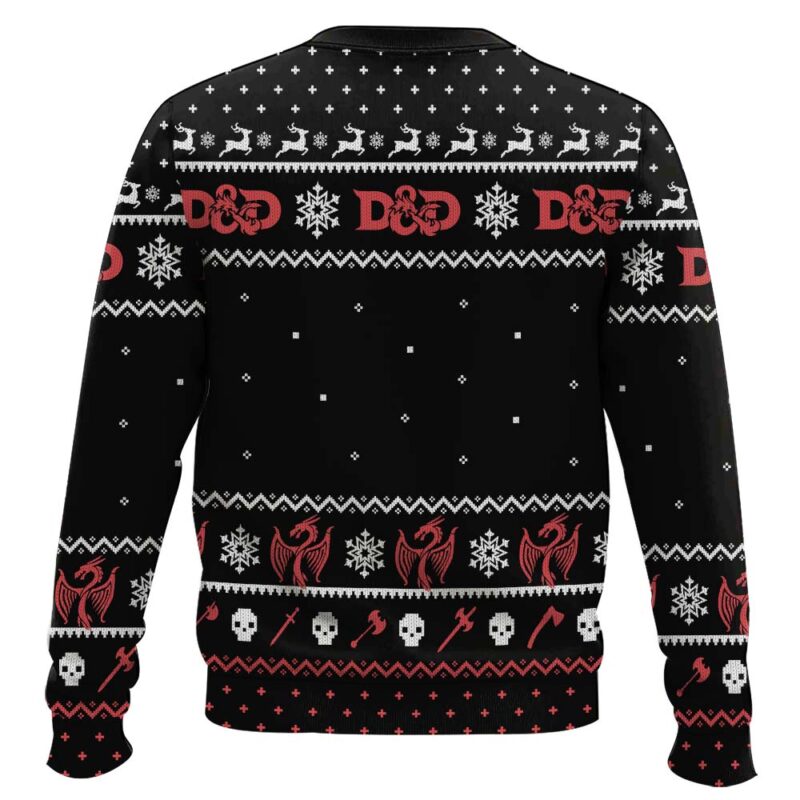 Hooktab Dragon Dice Dungeons & Dragons Ugly Christmas Sweater Hooktab Dragon Dice Dungeons & Dragons Ugly Christmas Sweater