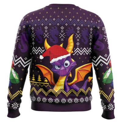 Hooktab Dragon Spyro Ugly Christmas Sweater
