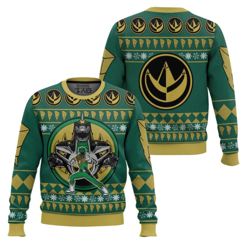 Hooktab Dragonzord Power Rangers Ugly Christmas Sweater Hooktab Dragonzord Power Rangers Ugly Christmas Sweater