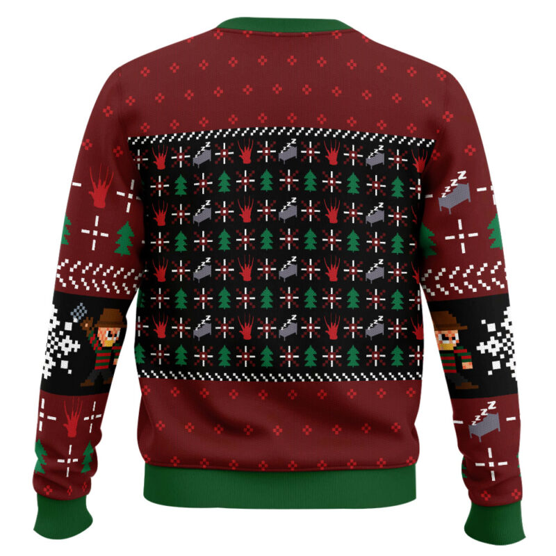 Hooktab Dream The Notorious B.I.G Freddy Krueger Ugly Christmas Sweater Hooktab Dream The Notorious B.I.G Freddy Krueger Ugly Christmas Sweater