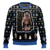 Hooktab Drew Mcintyre The Chosen One WWE Ugly Christmas Sweater
