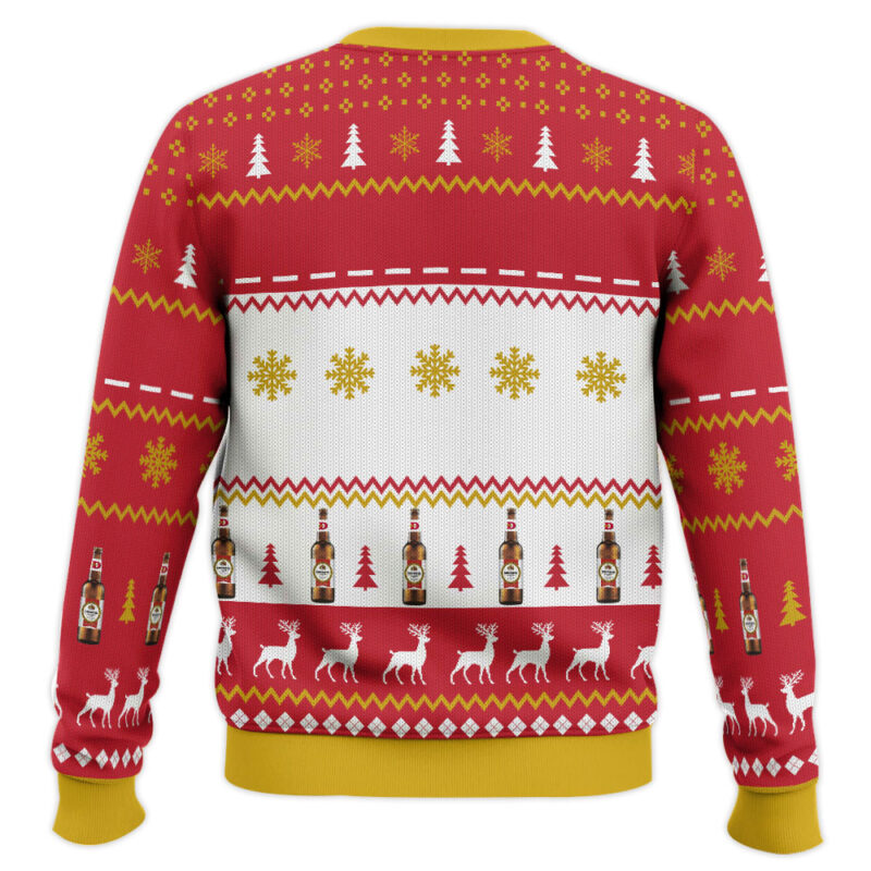 Hooktab Drewrys Lager Beer Ugly Christmas Sweater Hooktab Drewrys Lager Beer Ugly Christmas Sweater