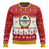 Hooktab Drewrys Lager Beer Ugly Christmas Sweater
