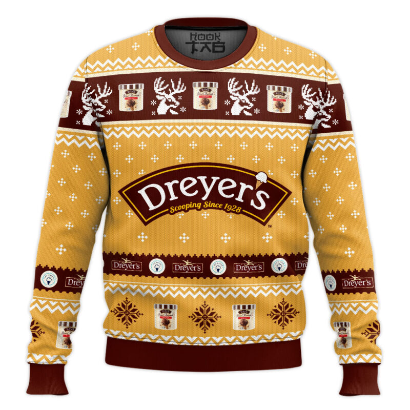 Hooktab Dreyer's Ugly Christmas Sweater
