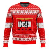 Hooktab Duff Beer Ugly Christmas Sweater