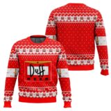 Hooktab Duff Beer Ugly Christmas Sweater