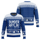Hooktab Dunder Mifflin Paper Company The Office Ugly Christmas Sweater