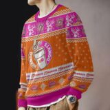 Hooktab Dunkin’ Donuts Ugly Christmas Sweater