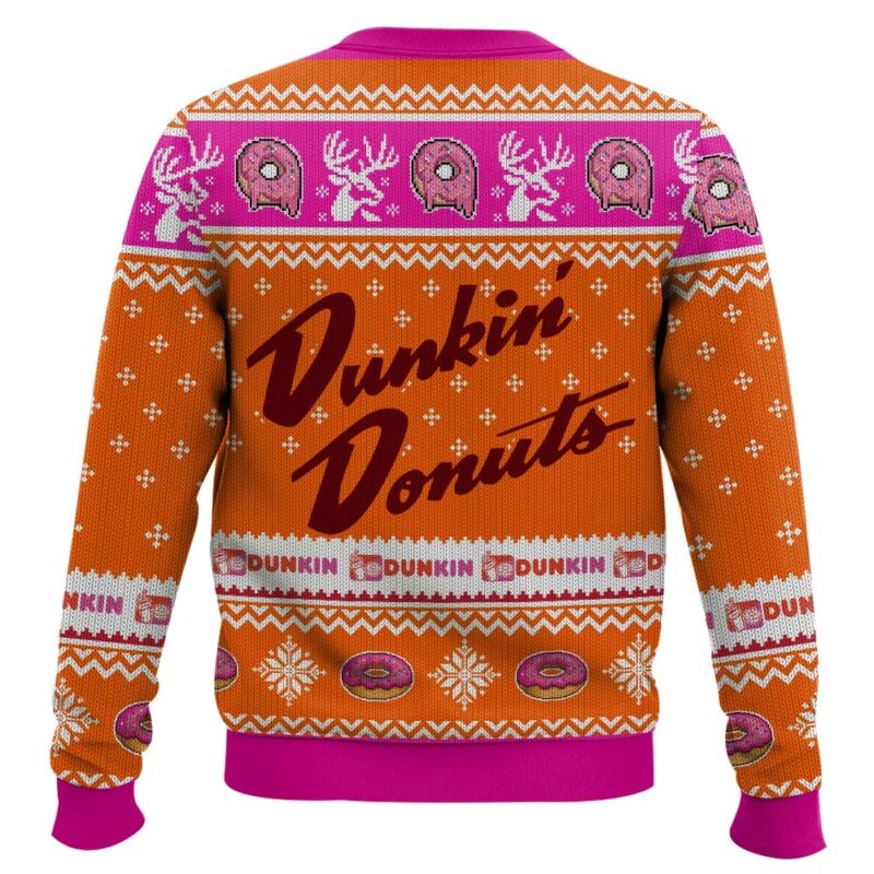 Hooktab Dunkin’ Donuts Ugly Christmas Sweater Hooktab Dunkin’ Donuts Ugly Christmas Sweater