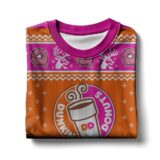 Hooktab Dunkin’ Donuts Ugly Christmas Sweater