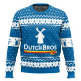 Hooktab Dutch Bros Coffee Ugly Christmas Sweater