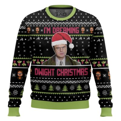 Hooktab Dwight Christmas The Office Ugly Christmas Sweater