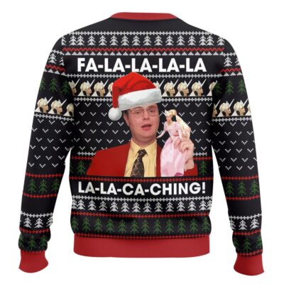 Hooktab Dwight Schrute Fa La La The Office Ugly Christmas Sweater