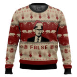 Hooktab Dwight Schrute False The Office Ugly Christmas Sweater