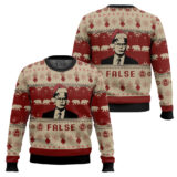 Hooktab Dwight Schrute False The Office Ugly Christmas Sweater