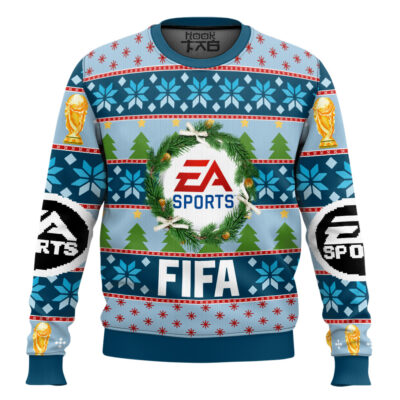 Hooktab Ea Sports FIFA Ugly Christmas Sweater