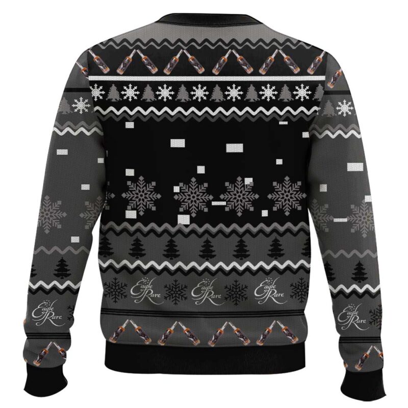Hooktab Eagle Rare Bourbon Whiskey Ugly Christmas Sweater Hooktab Eagle Rare Bourbon Whiskey Ugly Christmas Sweater