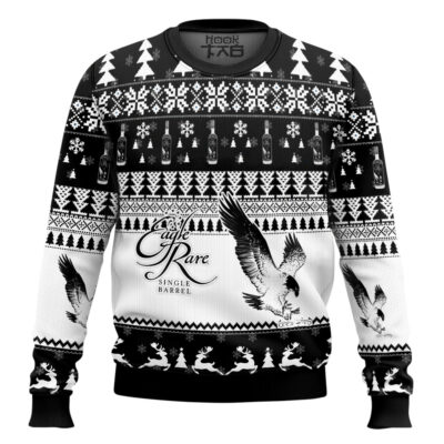 Hooktab Eagle Rare Single Barrel Bourbon Whiskey Ugly Christmas Sweater