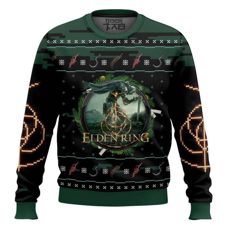 Hooktab Elden Ring V2 Ugly Christmas Sweater