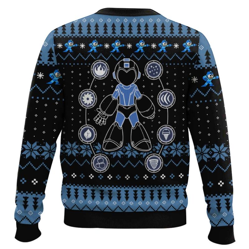 Hooktab Elemental Weapon Mega Man Ugly Christmas Sweater Hooktab Elemental Weapon Mega Man Ugly Christmas Sweater