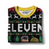 Hooktab Eleven Days Of Xmas Stranger Things Ugly Christmas Sweater