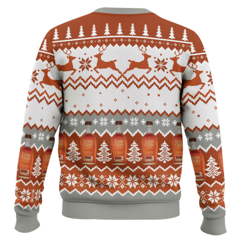 Hooktab Elijah Craig Bourbon Small Batch 1789 Ugly Christmas Sweater Hooktab Elijah Craig Bourbon Small Batch 1789 Ugly Christmas Sweater