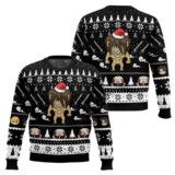 Hooktab Eren Attack On Titan Ugly Christmas Sweater