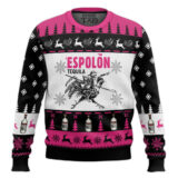 Hooktab Espolon Tequila Ugly Christmas Sweater