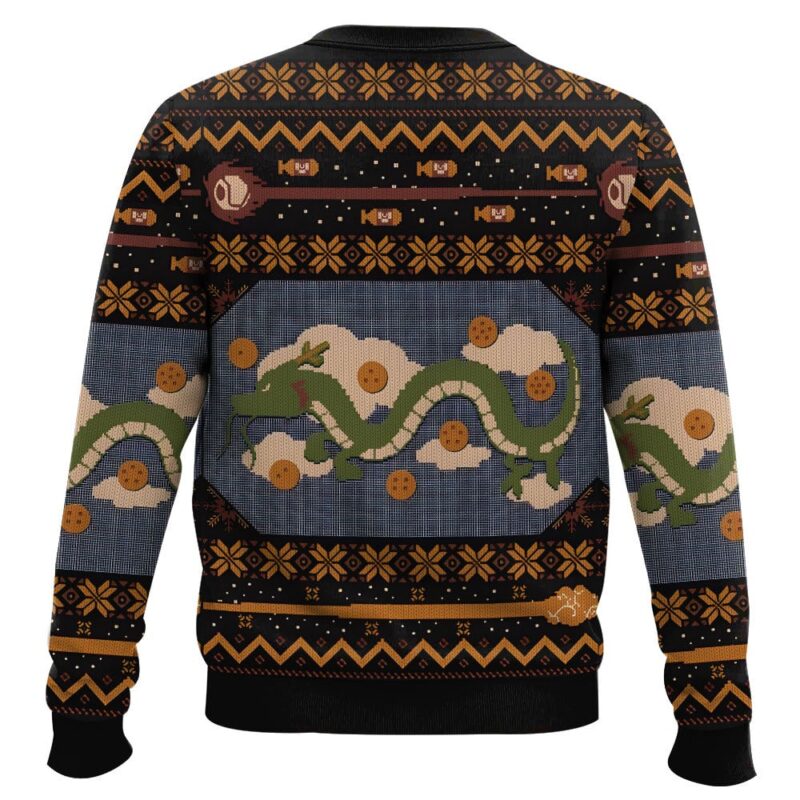 Hooktab Eternal Dragon God Dragon Ball Ugly Christmas Sweater Hooktab Eternal Dragon God Dragon Ball Ugly Christmas Sweater