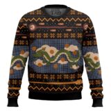 Hooktab Eternal Dragon God Dragon Ball Ugly Christmas Sweater