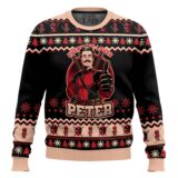 Hooktab Everyone Loves Petter Deadpool Ugly Christmas Sweater