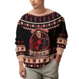 Hooktab Everyone Loves Petter Deadpool Ugly Christmas Sweater