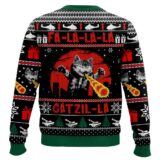 Hooktab Fa-La-La-La Catzila Ugly Christmas Sweater