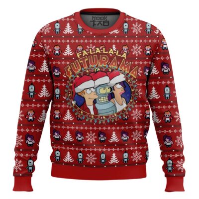 Hooktab Fa-la-la-la Futurama Ugly Christmas Sweater