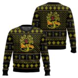 Hooktab Face Hugs Alien Ugly Christmas Sweater