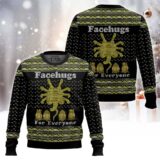 Hooktab Facehugs For Everyone Alien Ugly Christmas Sweater