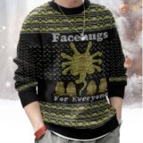 Hooktab Facehugs For Everyone Alien Ugly Christmas Sweater