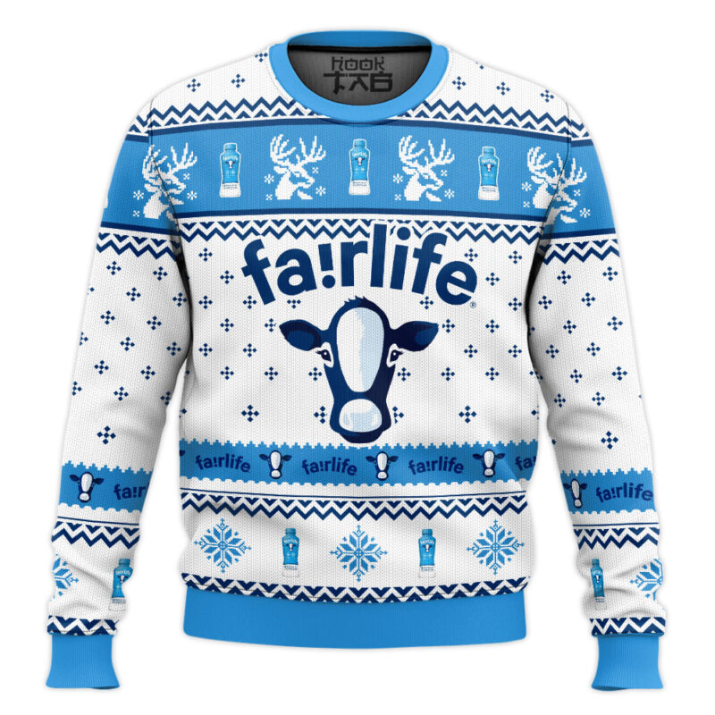 Hooktab Fairlife Ugly Christmas Sweater