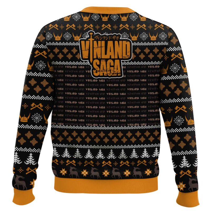 Hooktab Falalala Valahalla Vinland Saga Ugly Christmas Sweater Hooktab Falalala Valahalla Vinland Saga Ugly Christmas Sweater