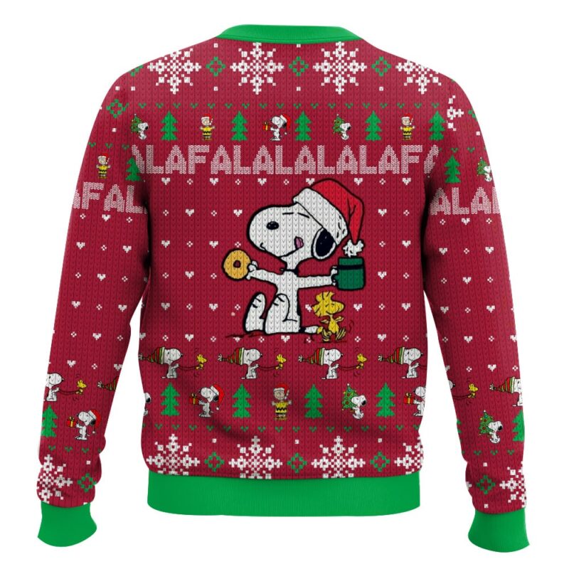 Hooktab Falalalala The Charlie Brown and Snoopy Show Ugly Christmas Sweater Hooktab Falalalala The Charlie Brown and Snoopy Show Ugly Christmas Sweater
