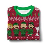 Hooktab Falalalala The Charlie Brown and Snoopy Show Ugly Christmas Sweater