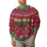 Hooktab Falalalala The Charlie Brown and Snoopy Show Ugly Christmas Sweater
