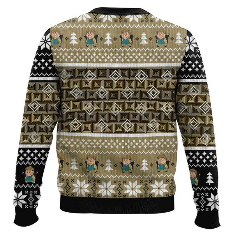 Hooktab Fat Guy In A Little Coat Chris Farley Ugly Christmas Sweater Hooktab Fat Guy In A Little Coat Chris Farley Ugly Christmas Sweater