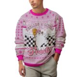 Hooktab "Feeling A Little Frosty" Frosty The Snowman Ugly Christmas Sweater