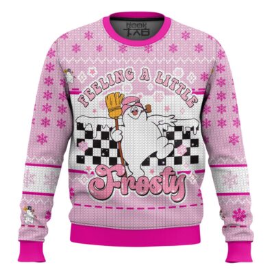 Hooktab "Feeling A Little Frosty" Frosty The Snowman Ugly Christmas Sweater