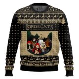 Hooktab Fellowship Of The Ring The Lord Of The Cats Ugly Christmas Sweater