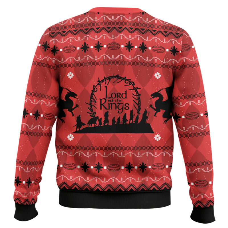 Hooktab Fellowship Silhouette Lord Of The Rings Ugly Christmas Sweater Hooktab Fellowship Silhouette Lord Of The Rings Ugly Christmas Sweater