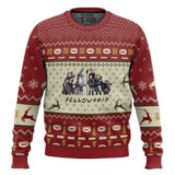 Hooktab Fellowship The Lord Of The Rings Ugly Christmas Sweater