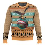 Hooktab Fernet-Branca Italian Bitters Ugly Christmas Sweater